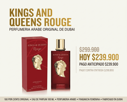 Kings & Queens Rouge | Amaran Parfums